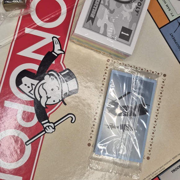U.S. Army Edition Monopoly New Sealed Pieces Collector’s Board Game Parker Bro - Picture 7 of 12